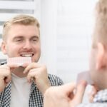teeth whitening shade eye whites